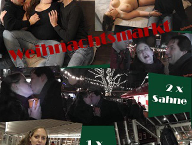 SweetPummelfee Porno Video: GEILER Weihnachtsmarkt - 1x Schuss und 2x Sahne